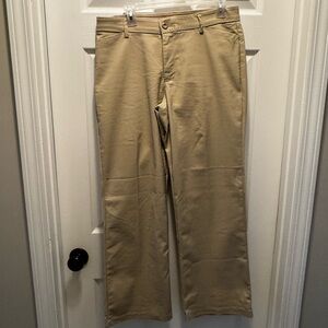 Lee Khaki Dress Pants Trousers | Mid Rise | Size 10 Short | New Without Tags
